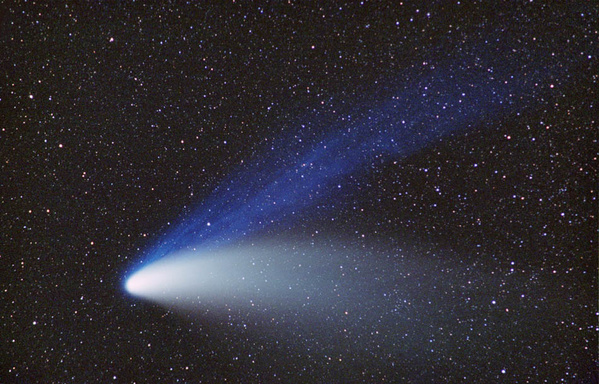Komet Hale Bopp am 27.03.1997.
Der ist ja noch größer und schöner geworden.
Schlüsselwörter: Komet, Gasschweif, Hale-Bopp,
