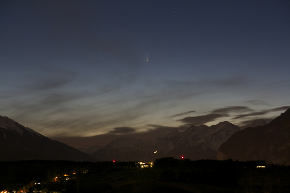 Panstarrs von Igls aus
